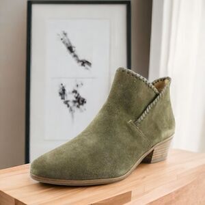 Jack Rogers Sadie Olive Green Boots 8 1/2
